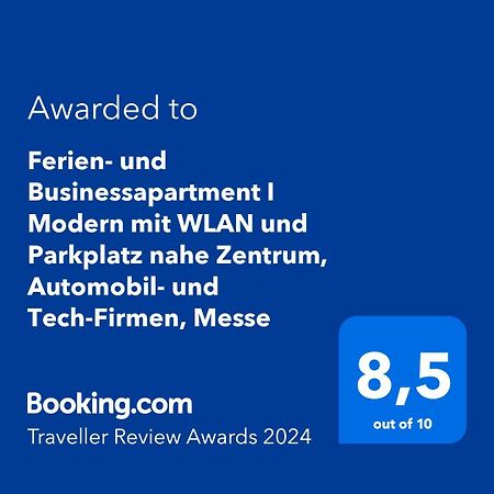 Ferien- Und Businessapartment I Modern Mit Wlan Und Parkplatz Nahe Zentrum, Automobil- Und Tech-Firmen, Messe เรนนิงเงน ภายนอก รูปภาพ