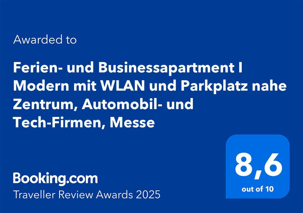 Ferien- Und Businessapartment I Modern Mit Wlan Und Parkplatz Nahe Zentrum, Automobil- Und Tech-Firmen, Messe เรนนิงเงน ภายนอก รูปภาพ